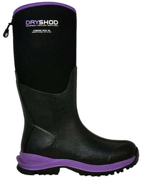 Image #1 - Dryshod Women's Legend MXT Adventure Rubber Boots - Soft Toe, Black, hi-res