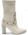 Image #2 - Free People Women's Dakota Heel Studded Western Boots - Pointed Toe , White, hi-res
