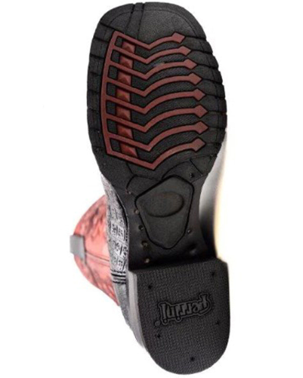 Image #7 - Ferrini Men's Crocodile Print Western Boots - Broad Square Toe, Black, hi-res