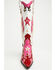 Image #4 - Azalea Wang Women's Cheona Star Studded Inlay Tall Fashion Boots - Snip Toe, Red, hi-res