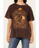 Image #3 - Shyanne Women's Home On Th Range Short Sleeve Graphic Tee, Chocolate, hi-res
