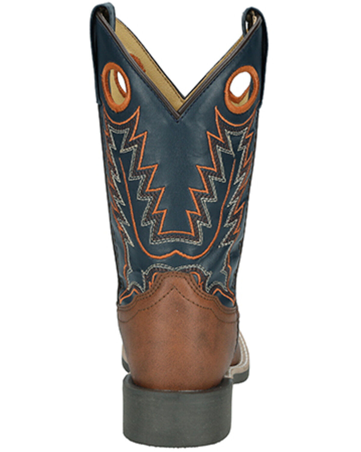 Image #5 - Smoky Mountain Boys' El Paso Western Boots - Broad Square Toe, Brown, hi-res