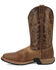 Image #3 - Laredo Men's Vapor Western Boots - Broad Square Toe, Tan, hi-res
