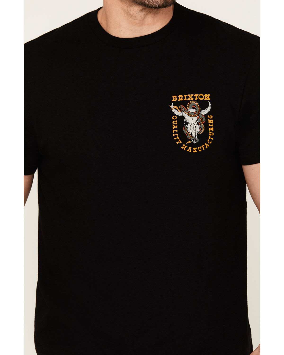 Image #3 - Brixton Men's Boot Barn Exclusive Durango Short Sleeve Graphic T-Shirt, , hi-res