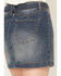 Image #4 - Dakota Blue Women's Dark Wash Belted Western Yoke Denim Mini Skirt, Dark Wash, hi-res