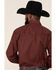 Image #4 - Resistol Men's Red Camden Geo Print Long Sleeve Western Shirt, Red, hi-res