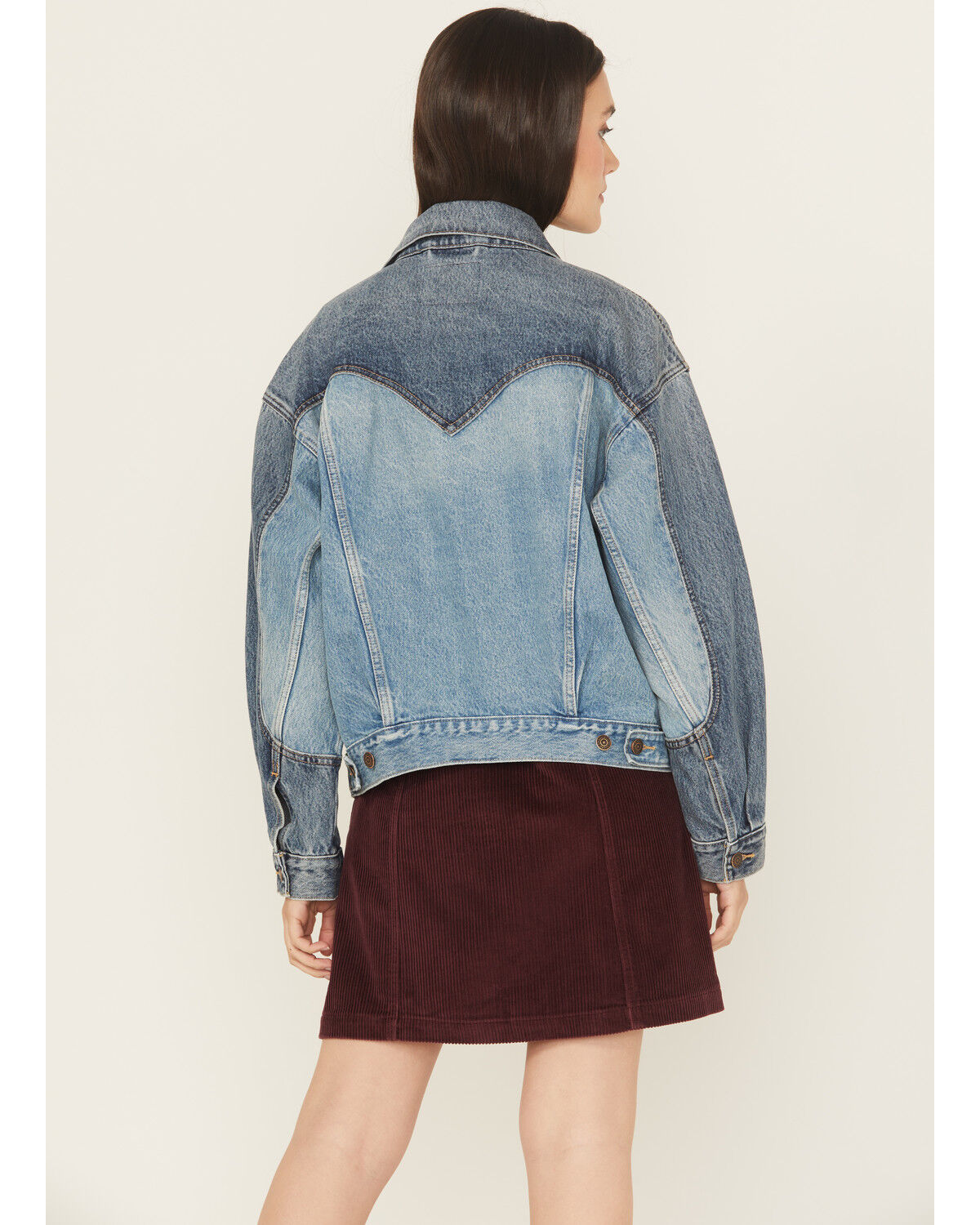 Image #4 - Levi's Women's Free Range Denim Trucker Jacket, Multi, hi-res