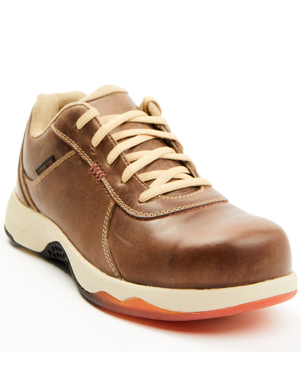 Image #1 - Cody James Men's Casual Work Shoes - Composite Toe, Brown, hi-res
