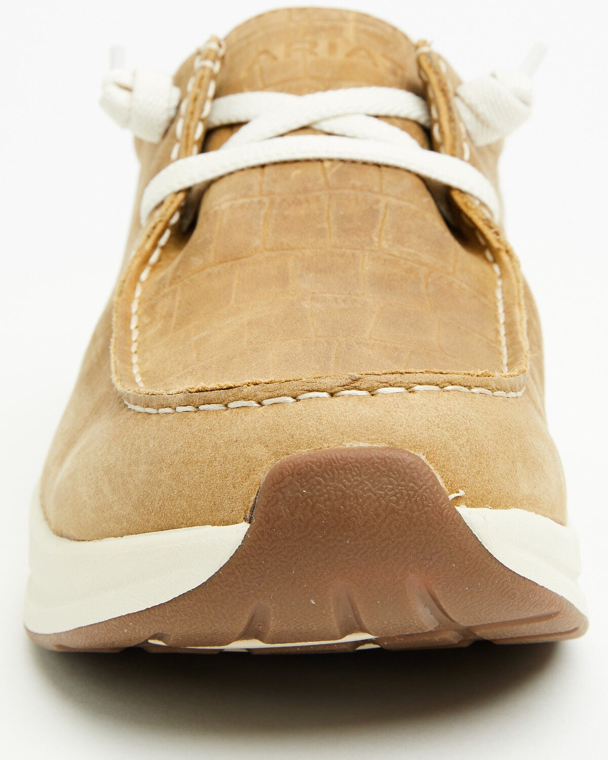 Image #4 - Ariat Men's Buckeye Waterproof Casual Shoes - Moc Toe, Tan, hi-res