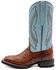 Image #3 - Ferrini Women's Kai Western Boots - Broad Square Toe, Brown, hi-res