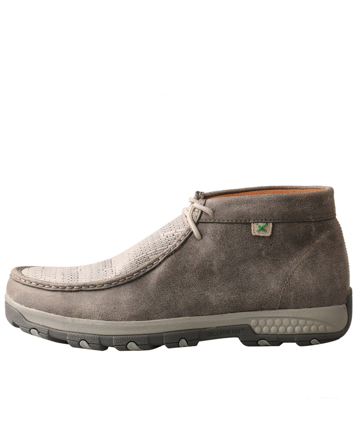 Image #3 - Twisted X Men's CellStretch Driving Shoes - Moc Toe, Grey, hi-res