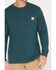 Image #3 - Carhartt Men's Loose Fit Heavyweight Long Sleeve Logo Pocket Work T-Shirt, Green, hi-res