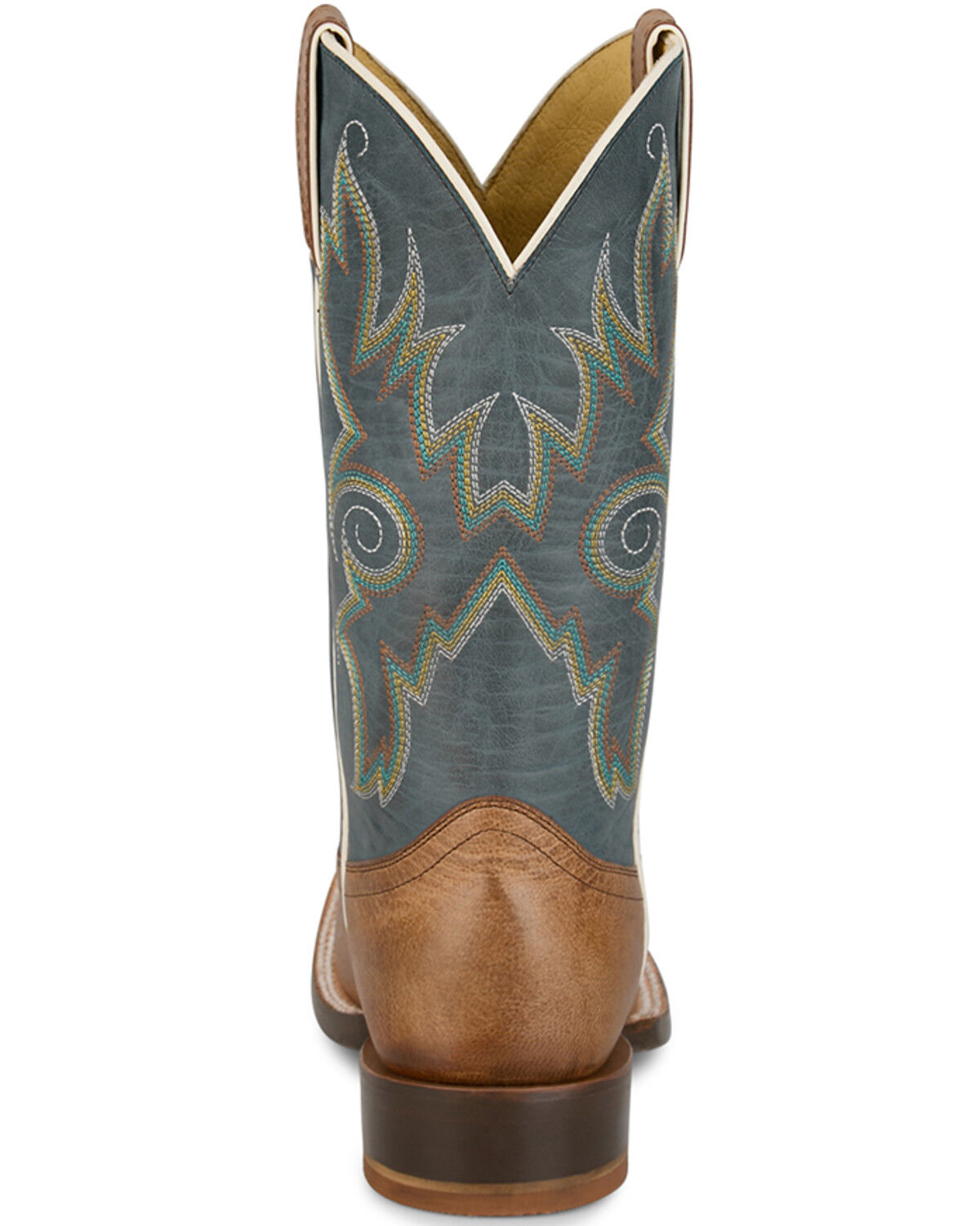 Image #5 - Tony Lama Women's Madison Western Boots - Broad Square Toe, Teal, hi-res