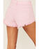 Free People Women's Loving Good Vibrations Shorts, Pink, hi-res