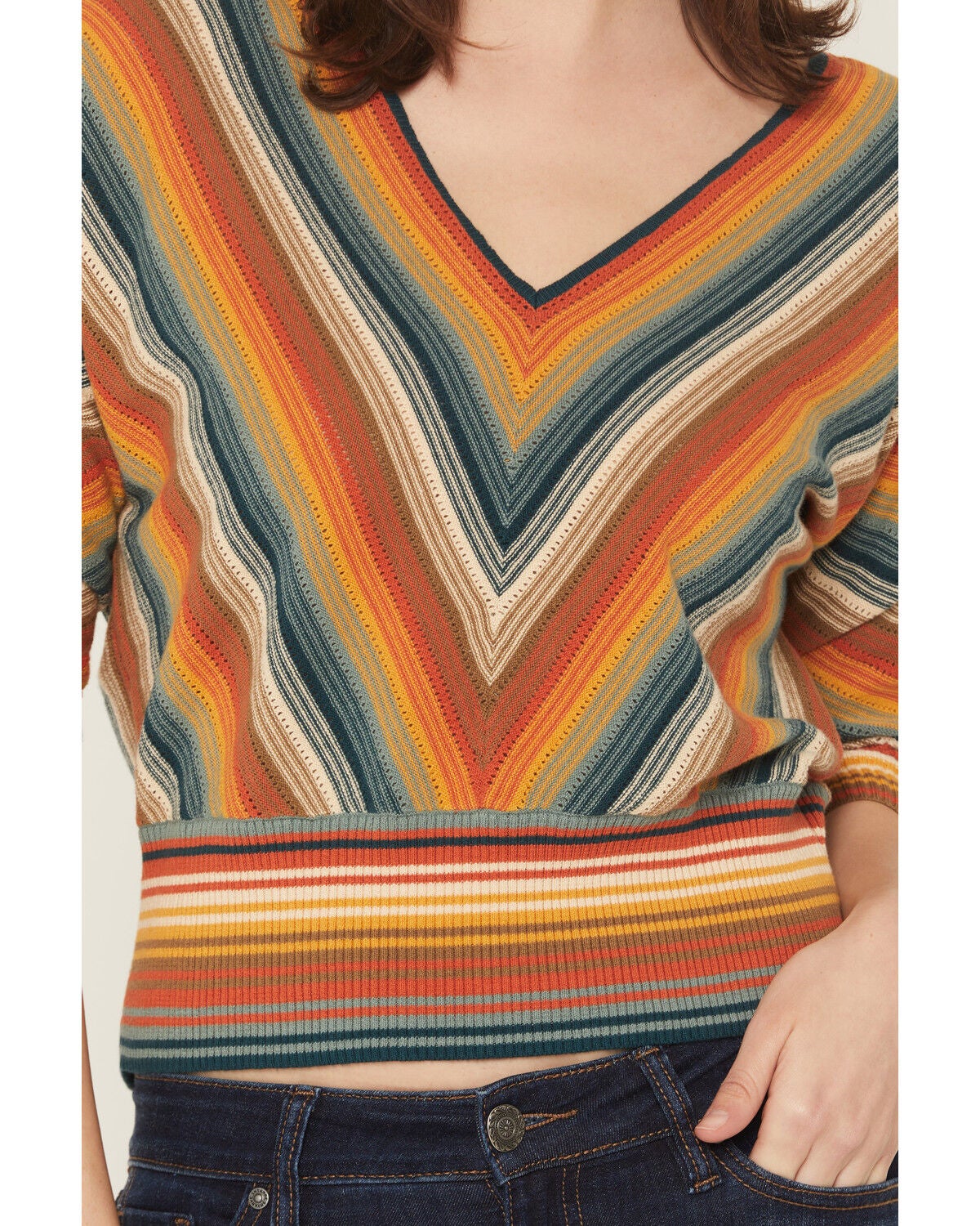 Shyanne Women's Hamilton Striped Dolman Sweater | Boot Barn