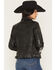 Image #4 - Mauritius Women's Morgan Studded Scatter Star Leather Jacket, Black, hi-res