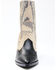 Image #3 - Dan Post Women's Snake Print Fashion Booties - Round Toe, Black, hi-res