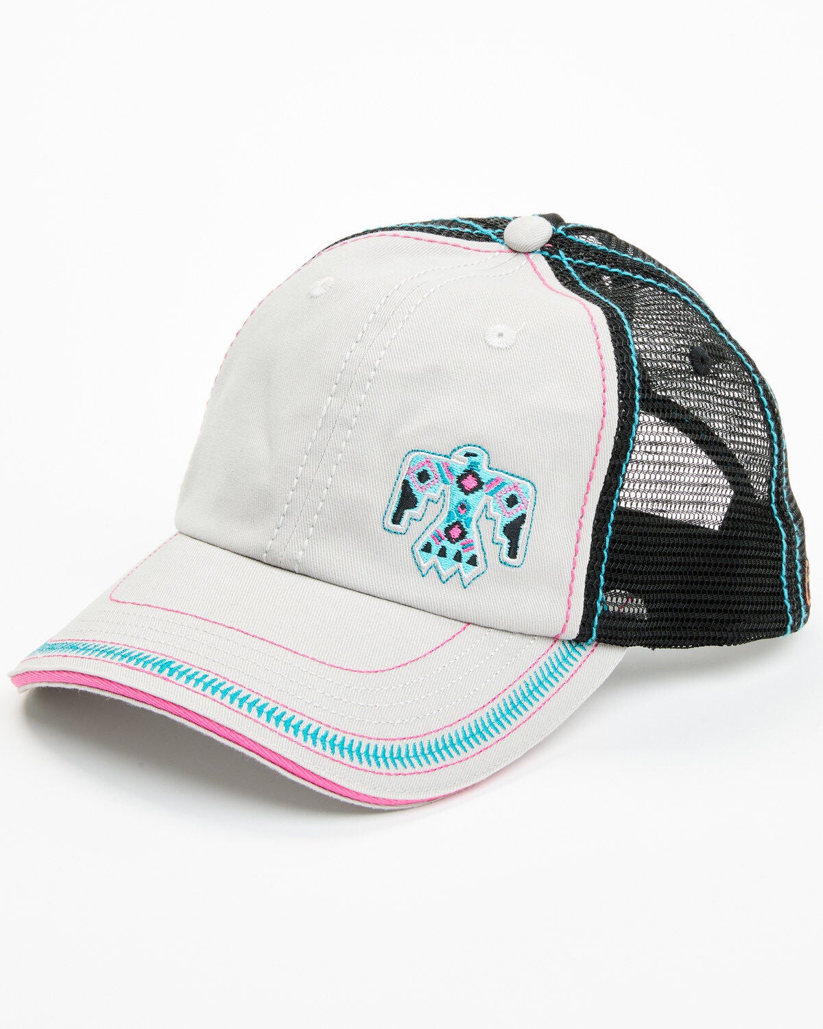 Trenditions Women's Catchfly Mighty Thunderbird Ball Cap, Grey, hi-res