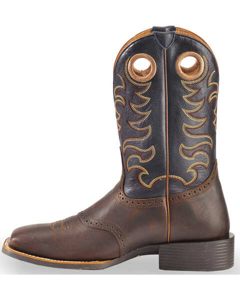 Image #9 - Cody James Men's Xero Gravity Gibson Saddle Vamp Western Performance Boots - Broad Square Toe, Brown, hi-res