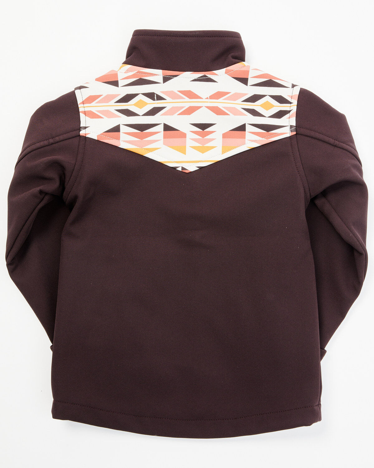Image #3 - Shyanne Toddler Girls' Southwestern Print Softshell Jacket, Chocolate, hi-res
