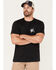 Brixton Men's West Graphic Short Sleeve Tailored T-Shirt, Black, hi-res