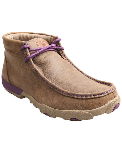 Twisted X Women's Xtreme Comfort Driving Mocs, Bomber, hi-res