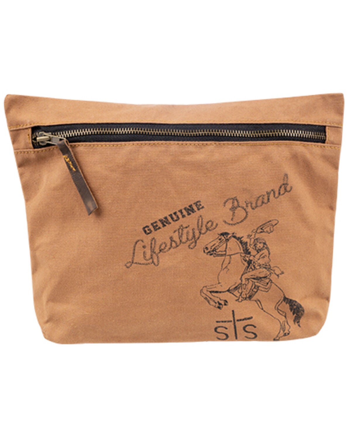 Image #3 - STS Ranchwear by Carroll Women's Ranch Surplus Cosmetic Bag, Red, hi-res