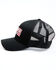 Image #2 - Hawx Men's American Flag Patch Ball Cap, Black, hi-res