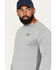 Image #2 - Brunt Workwear Men's The McKenna Tech Long Sleeve Work Shirt, Light Grey, hi-res
