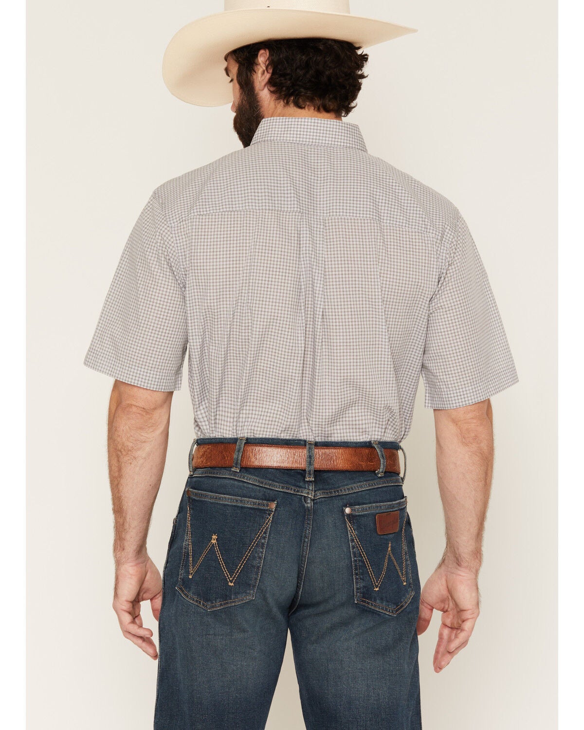 Image #7 - Wrangler Riata Men's Assorted Plaid Print Short Sleeve Button-Down Western Shirt, Multi, hi-res