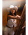 Image #1 - Shyanne Women's Embroidered Tie-Front Tank Top, Cream, hi-res
