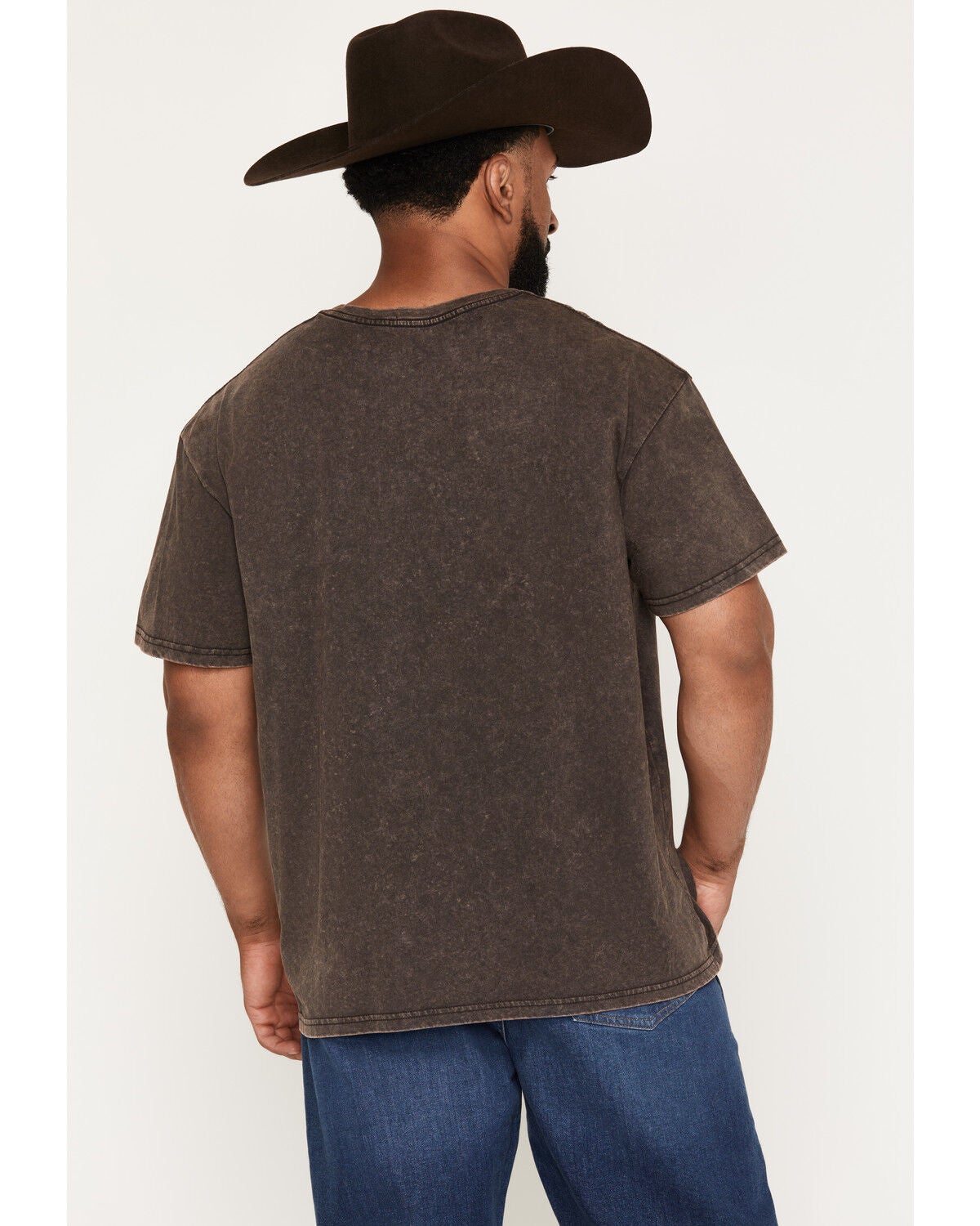 Image #4 - Wrangler Men's Wild Ride Vintage Fit Logo Short Sleeve Graphic T-Shirt, Black, hi-res
