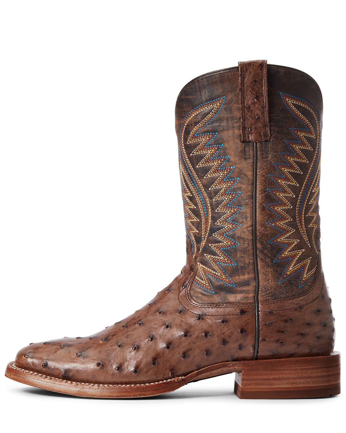 Image #2 - Ariat Men's Gallup Mocha Western Boots - Broad Square Toe, , hi-res