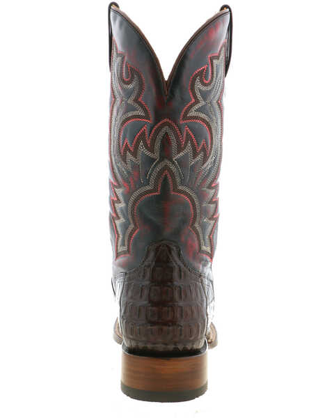 Image #4 - El Dorado Men's Caiman Tail Western Boots - Broad Square Toe, , hi-res