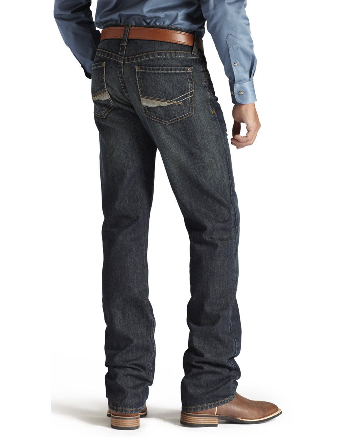 Ariat Men's M2 Dusty Road Relaxed Fit Denim Jeans - Big & Tall, Denim, hi-res