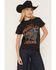 Image #1 - Wrangler Retro Women's Vintage Bucking Horse Short Sleeve Graphic Tee, Black, hi-res