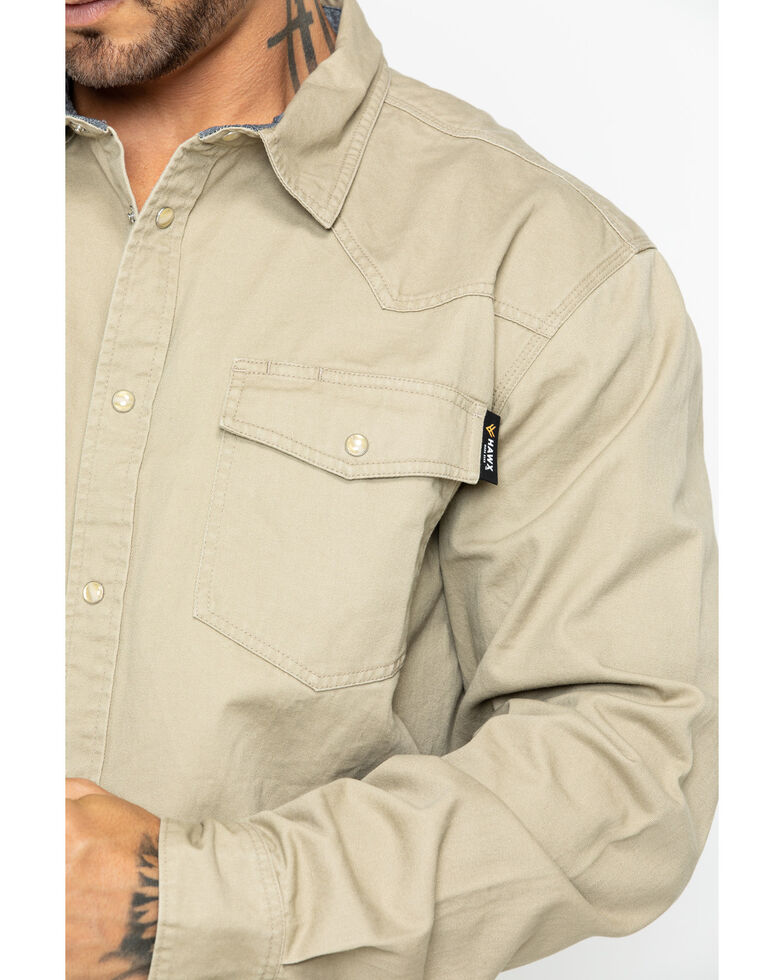 mens khaki work shirts