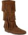 Image #1 - Minnetonka Women's Three Layer Fringe Boots, , hi-res