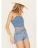 Wrangler Women's Denim Bustier , Blue, hi-res