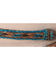 Image #3 - Cody James Men's Braided Horsehair & Tassel Hat Band, Chocolate/turquoise, hi-res