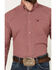 Image #3 - Ariat Men's Porter Plaid Print Long Sleeve Button-Down Performance Shirt - Big, Red, hi-res