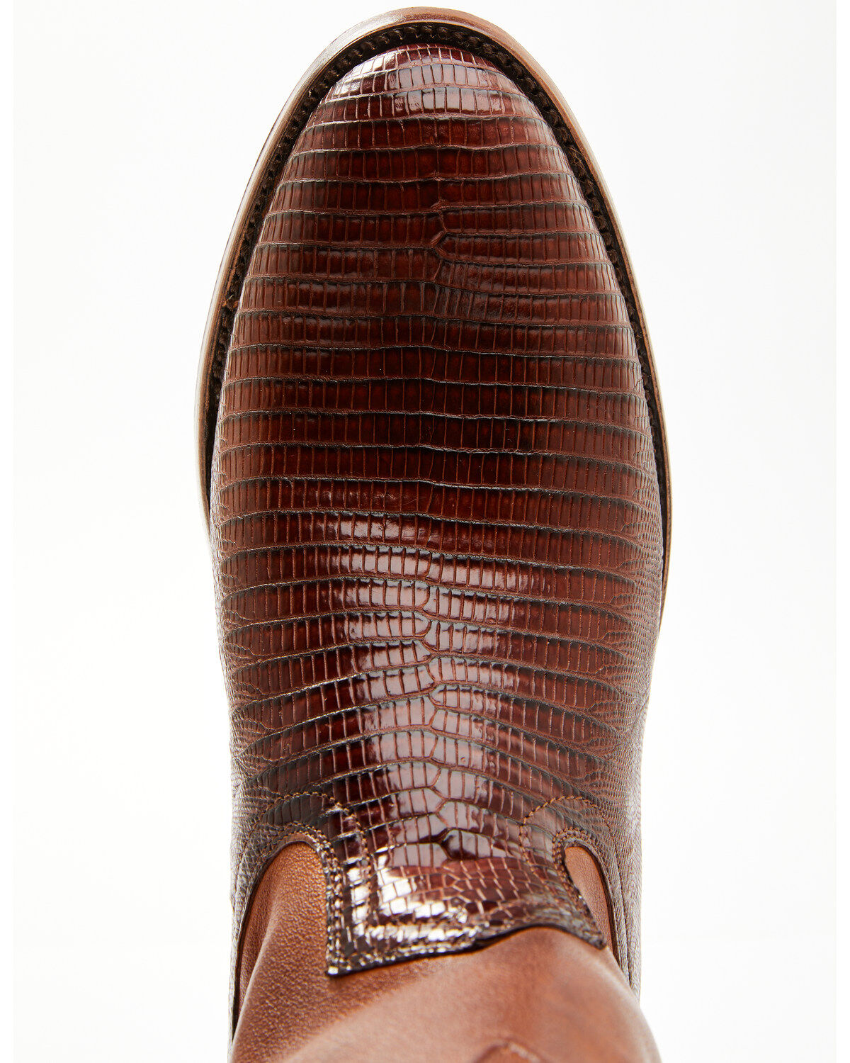 Image #6 - Cody James Black 1978® Men's Carmen Exotic Teju Lizard Roper Boots - Round Toe, Cognac, hi-res
