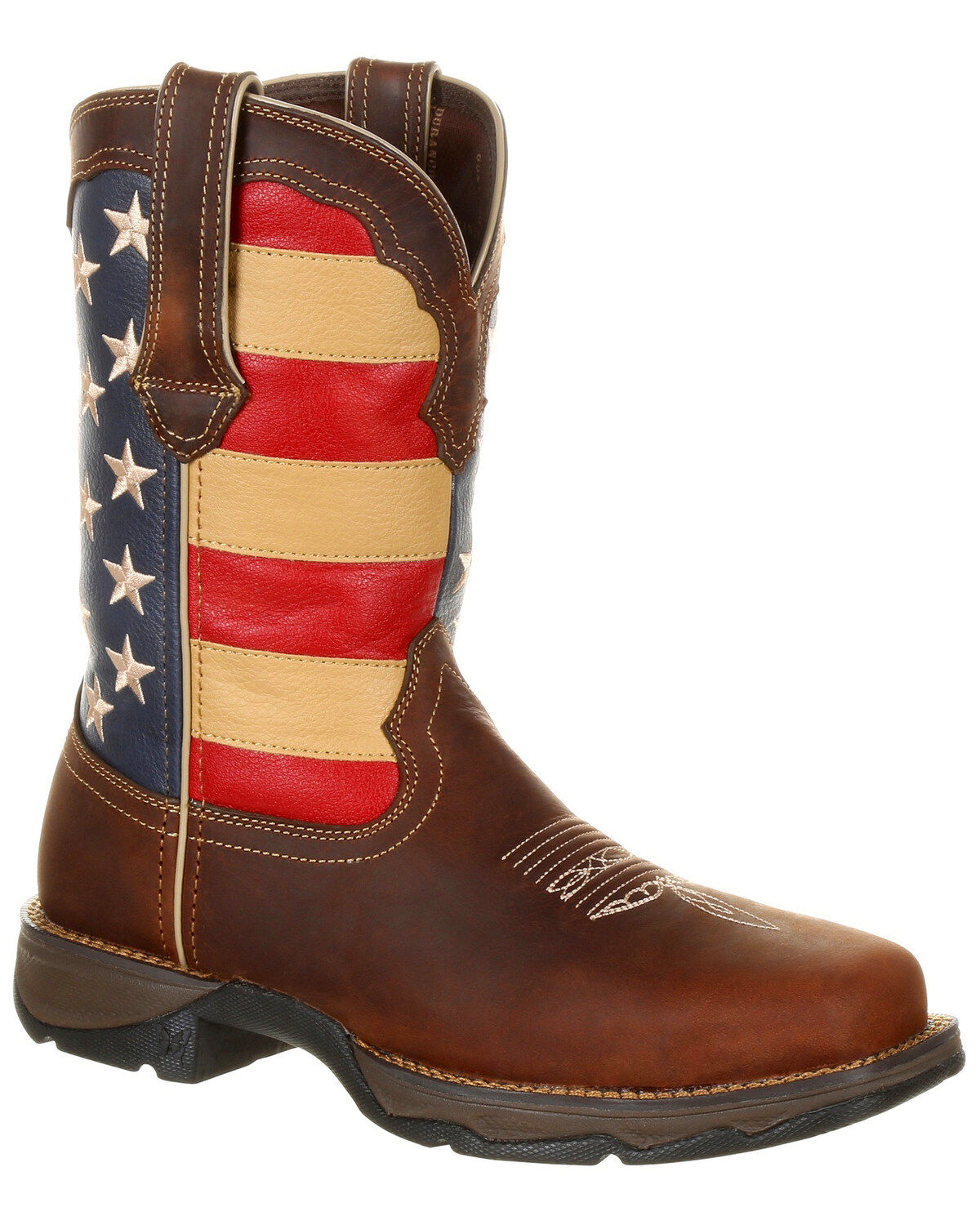 womens red white and blue cowboy boots