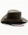 Bullhide Kids' Cedar Grove Leather Outback Hat, Brown, hi-res