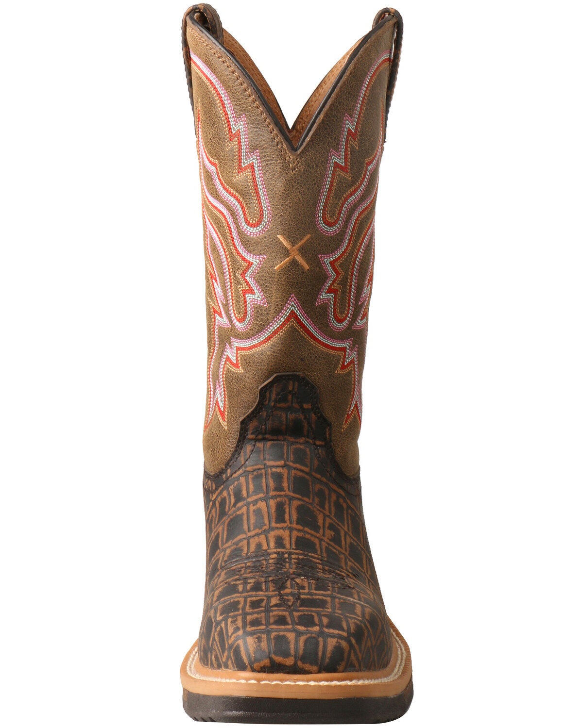 Image #5 - Twisted X Women's Lite Cowboy Caiman Print Western Work Boots - Composite Toe, , hi-res