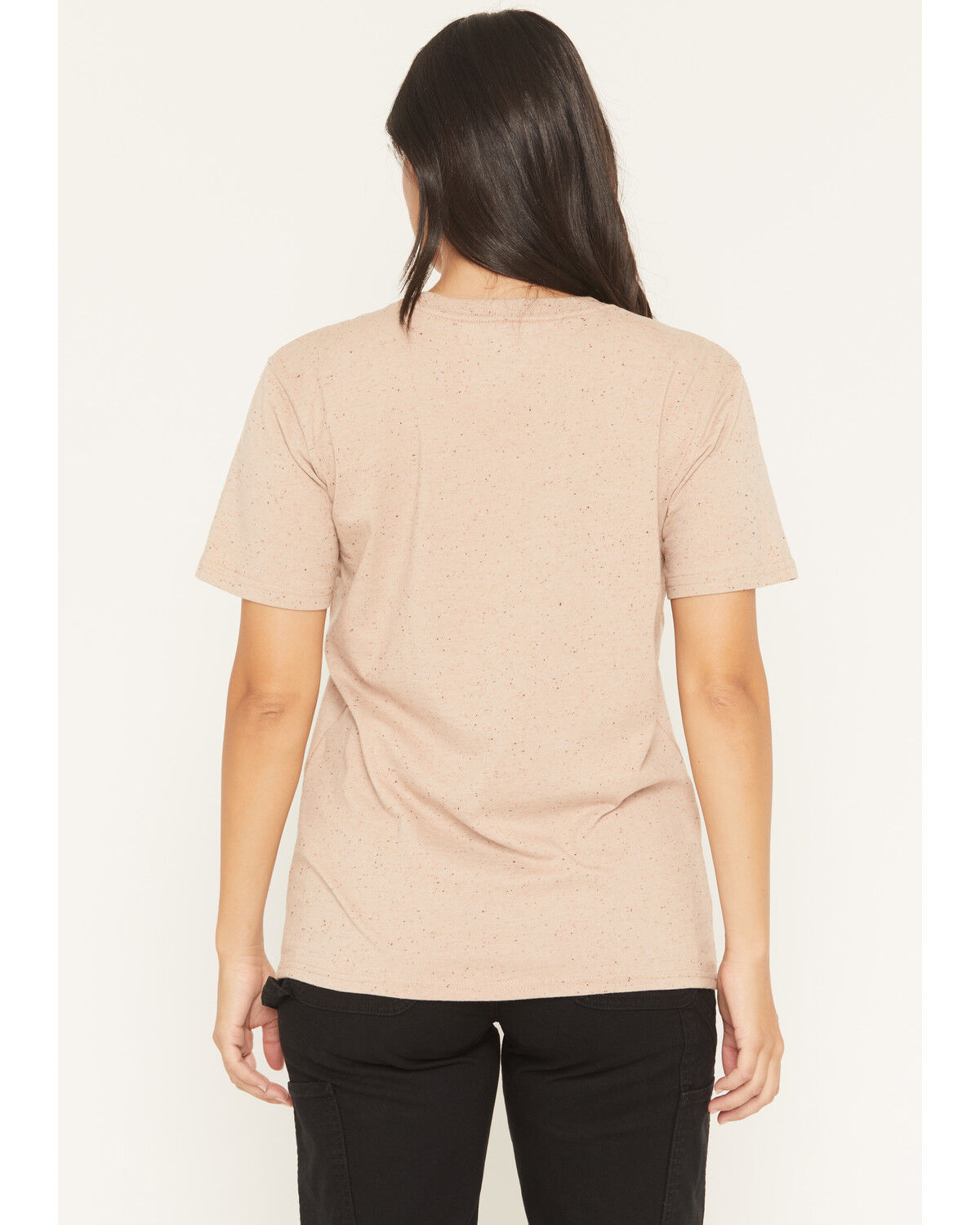 Image #4 - Carhartt Women's Loose Fit Heavyweight Short Sleeve Pocket Work Tee, Taupe, hi-res