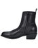 Laredo Men's Side Zipper Western Boots - Round Toe, Black, hi-res