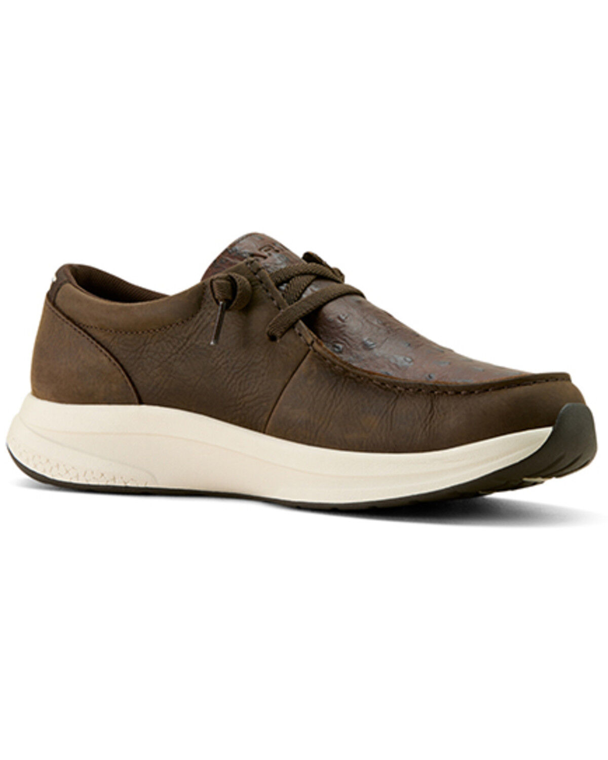 Image #1 - Ariat Men's Buckeye Waterproof Casual Shoes - Moc Toe, Chocolate, hi-res