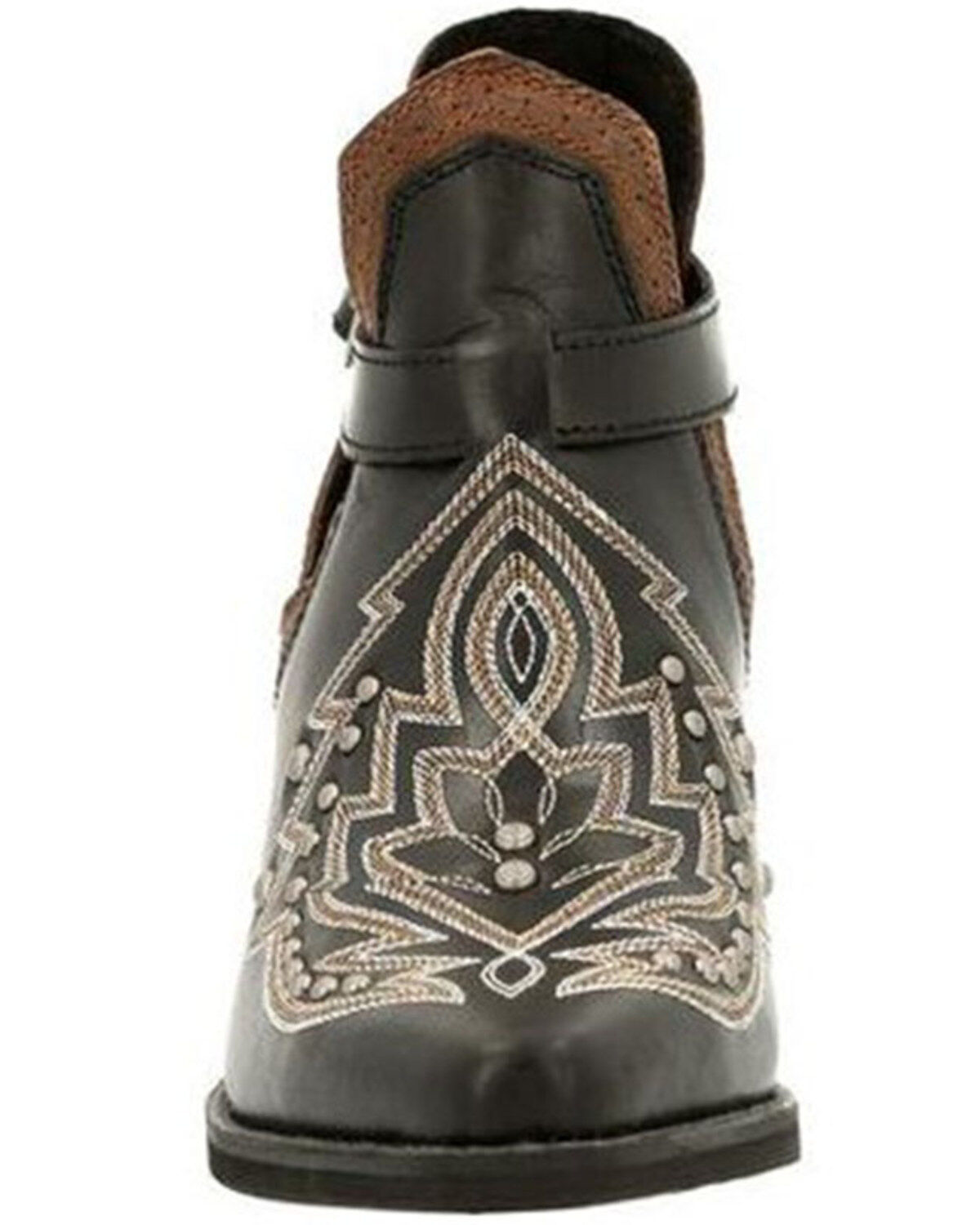 Image #4 - Durango Women's Crush Studded Fashion Booties - Snip Toe, Black, hi-res