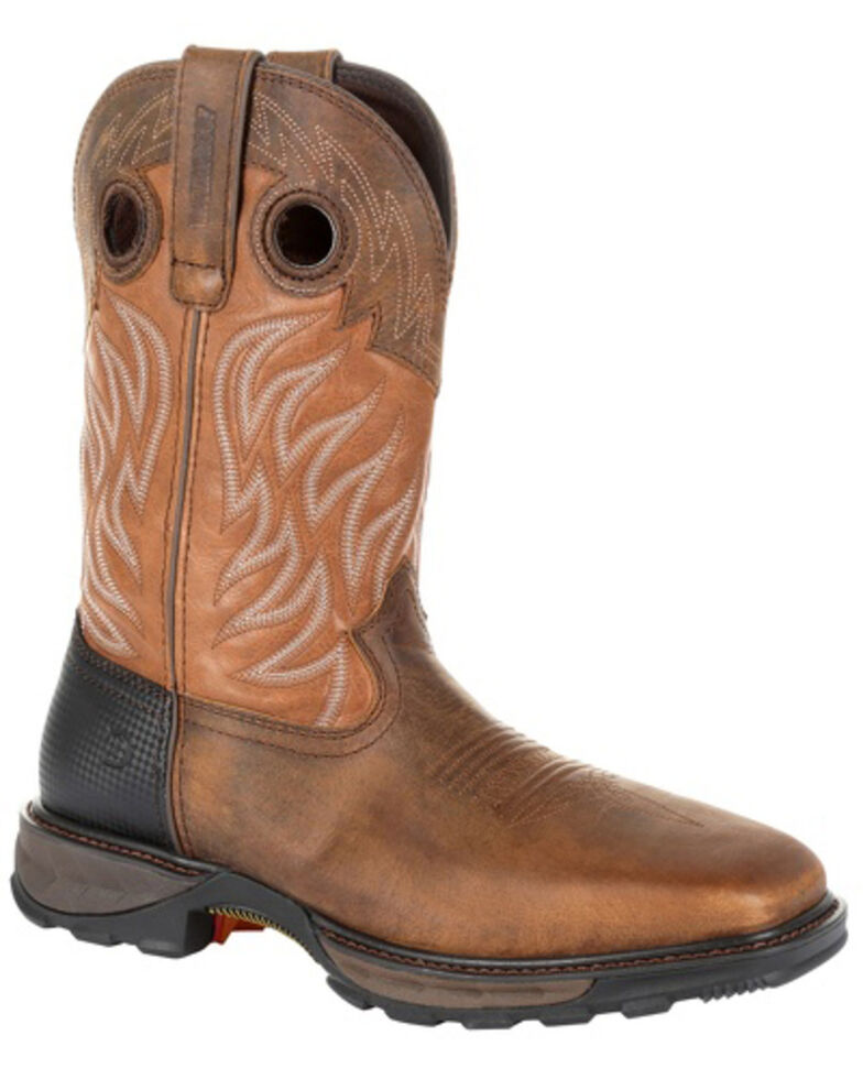Durango Men's Maverick XP Waterproof Western Work Boots - Steel Toe, Rust Copper, hi-res